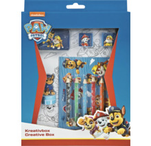 Kreatívny box Paw Patrol s maľovankou, ceruzkami a pečiatkami