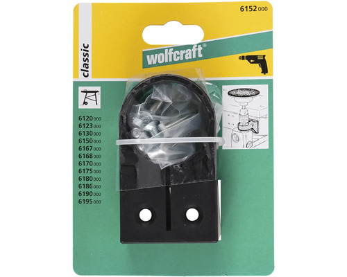 Wolfcraft pripojenie brúsky v balení