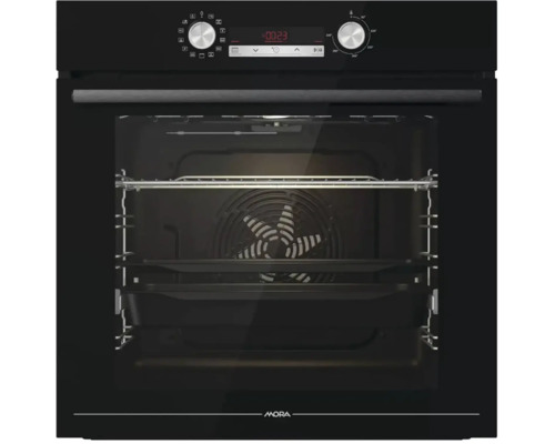 Vstavaná rúra Mora s ovládacími gombíkmi a displejom