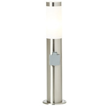 Stĺpové osvetlenie Brilliant Chorus IP44 E27 20 W nerezová oceľ