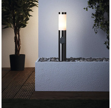 Stĺpové osvetlenie Brilliant Chorus IP44 E27 20 W nerezová oceľ
