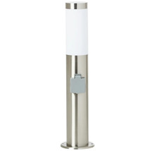 Stĺpové osvetlenie Brilliant Chorus IP44 E27 20 W nerezová oceľ