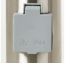 Stĺpové osvetlenie Brilliant Chorus IP44 E27 20 W nerezová oceľ