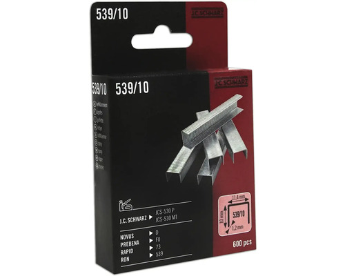 Sponky J C Schwarz typ 539/10, 600 kusov