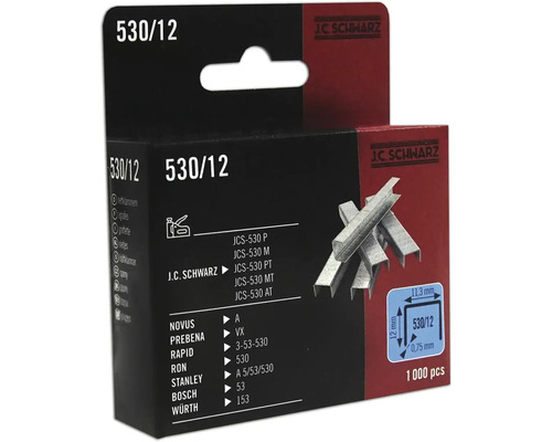 Sponky J.C. Schwarz 530/12, 1000 kusov