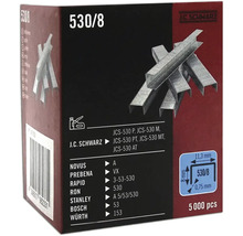 Sponky J.C. Schwarz typ 530/8, balenie 5000 kusov