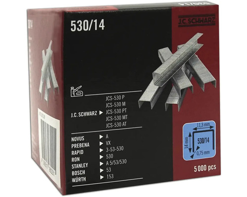 Balenie J.C. Schwarz sponky typ 530/14 s 5000 kusmi