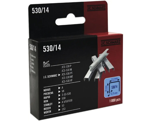 Sponky J C Schwarz typ 530/14, 1000 kusov
