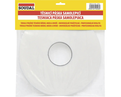 Soudal tesniaca páska samolepiaca, 9x3 milimetre, 20 metrov