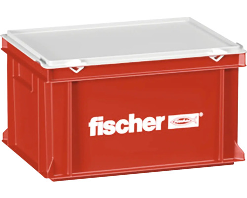 Montážny box Fischer HWK, červený, veľký 300x400x237 mm