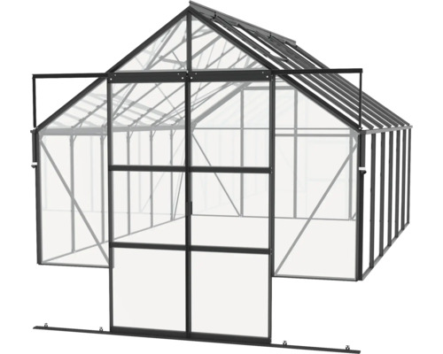 Skleník s otvorenými dverami