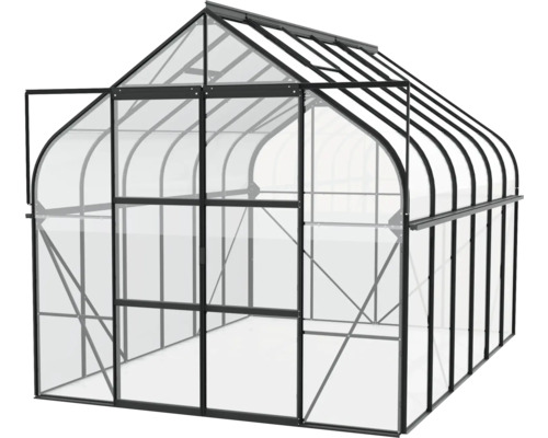 Skleník s otvorenými dverami