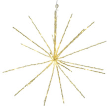 Dekoratívna hviezda s osvetlením na zavesenie