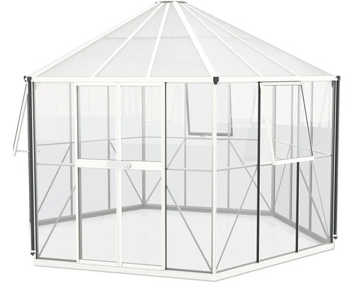 Skleník s oknami a dverami