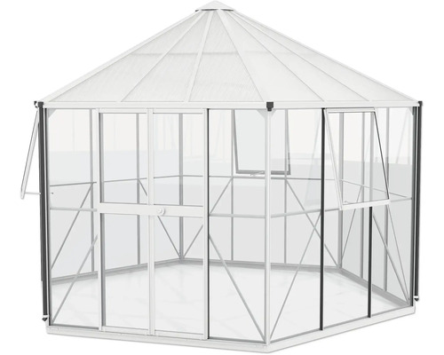 Skleník s rámom a oknami