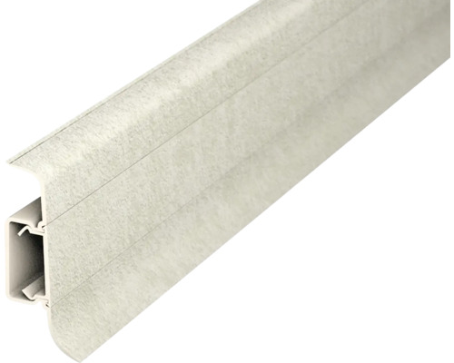 Soklová lišta Cloudy beige betónová béžová 2500 x 50 mm hr. 22 mm Ukončovací profil z plastu