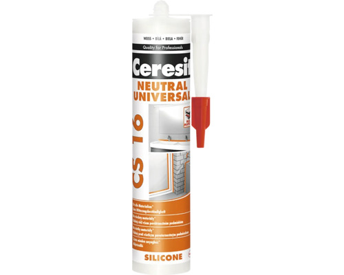 Ceresit CS 16 - 280 ml neutrálny silikón biely