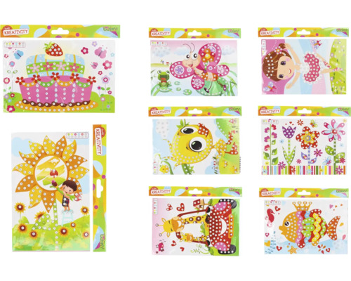Kreatívny set kamienky 14x21,5 cm MIX