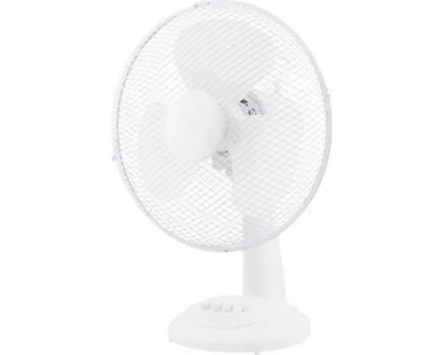 Stolný ventilátor 30 cm, 40W, biely