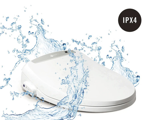 Elektrické WC sedadlo s ochranou proti striekajúcej vode IPX4