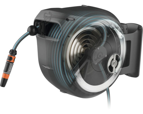 Box na záhradnú hadicu s hadicou a konektorom