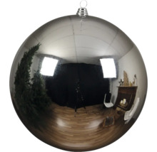 Strieborná vianočná guľa