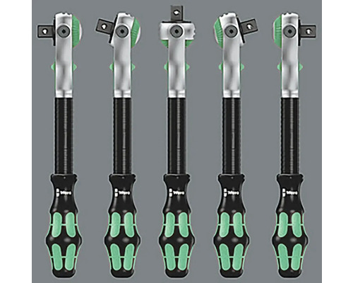 Päť račňí Wera s ergonomickou rukoväťou