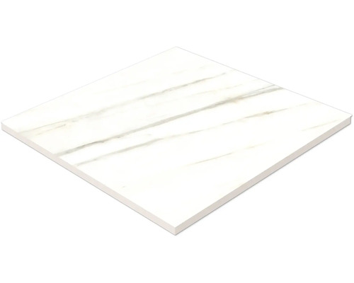 Biela podlahová dlaždica s mramorovým vzhľadom