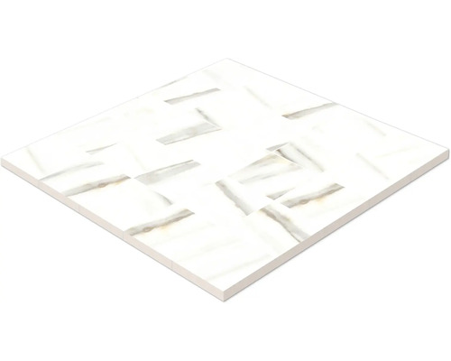 Jednotlivá podlahová dlaždica so vzhľadom mramoru