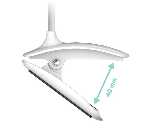 Rozsah svorky svietidla je 40 milimetrov.