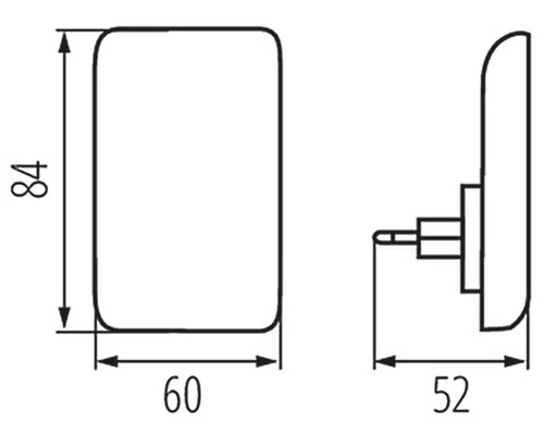 Technický nákres držiaka na uteráky s rozmermi