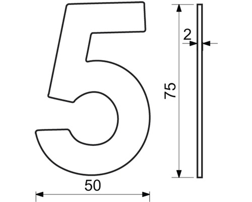 Technický výkres číslo domu 5 s rozmermi.