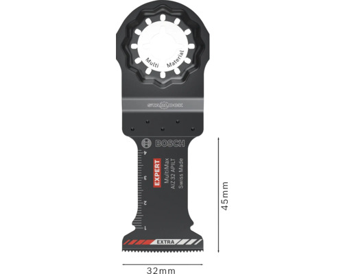 Pílový list pre multifunkčné náradie Bosch, šírka 32 mm a dĺžka 45 mm