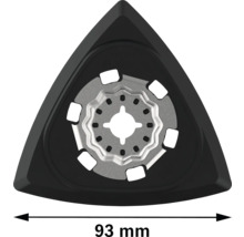 Trojuholníkový pílový list pre multifunkčné náradie, 93 mm