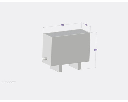 Radiátor s rozmermi