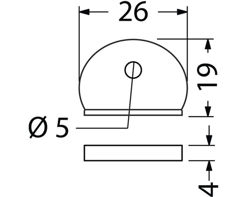 Technický nákres s rozmermi