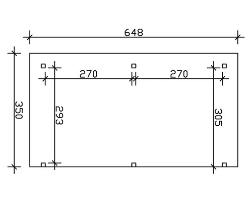 Technický výkres s rozmermi pre produkt