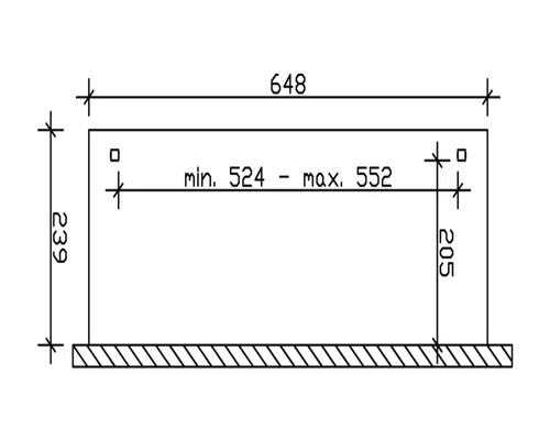 Technický výkres s rozmermi