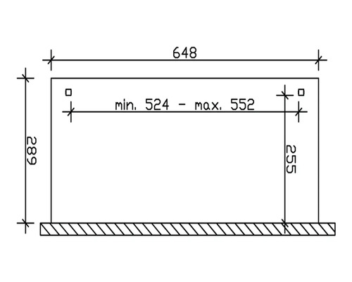 Technický výkres s rozmermi