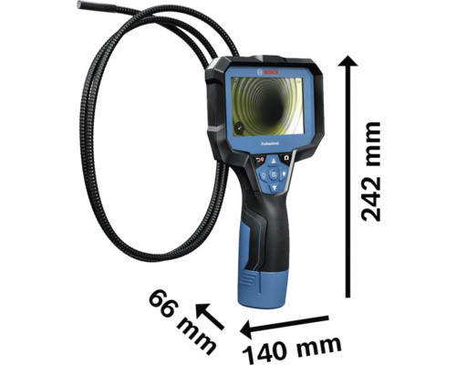 Inšpekčná kamera Bosch s flexibilnou káblovou sondou a obrazovkou na kontrolu ťažko prístupných miest