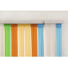 Záclona so slučkovým závesom v rôznych farbách