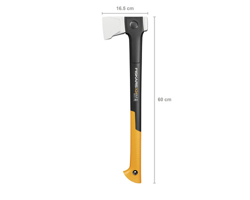 Štiepacia sekera Fiskars X24-L s dĺžkou 60 cm a šírkou hlavy 16,5 cm