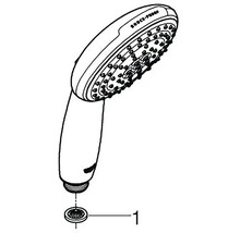 Ručná sprcha Grohe Quickfix Vitalio Start 110 x 110 mm chróm 27946001