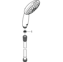 Ručná sprcha GROHE 110 x 110 mm chróm 26972001
