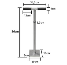 Obrázok s rozmermi zemného ubíjadla