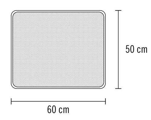 Sieť proti hmyzu s rozmermi 60 x 50 centimetrov
