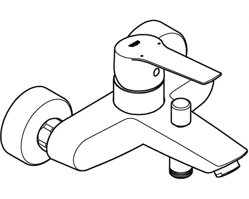 Kúpeľňová armatúra na montáž na stenu