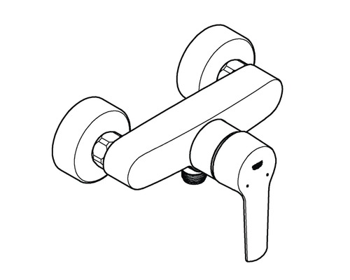 Nástenná batéria pre sprchu alebo vaňu