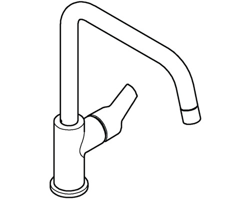 Kresba vodovodnej batérie