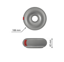 Tlmič oceľového lanka s rozmermi 106 mm a 42 mm